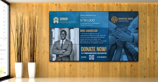 Cultivating Individual Donors With A Digital Donor Wall