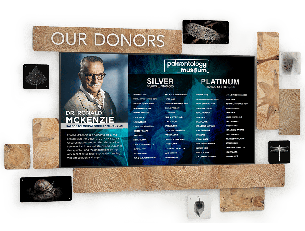 digital donor wall