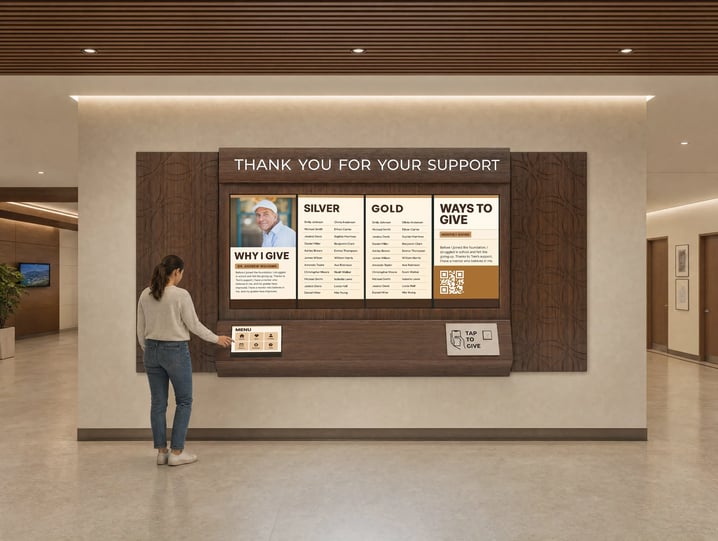 kiosk-thank-you-donor-wall